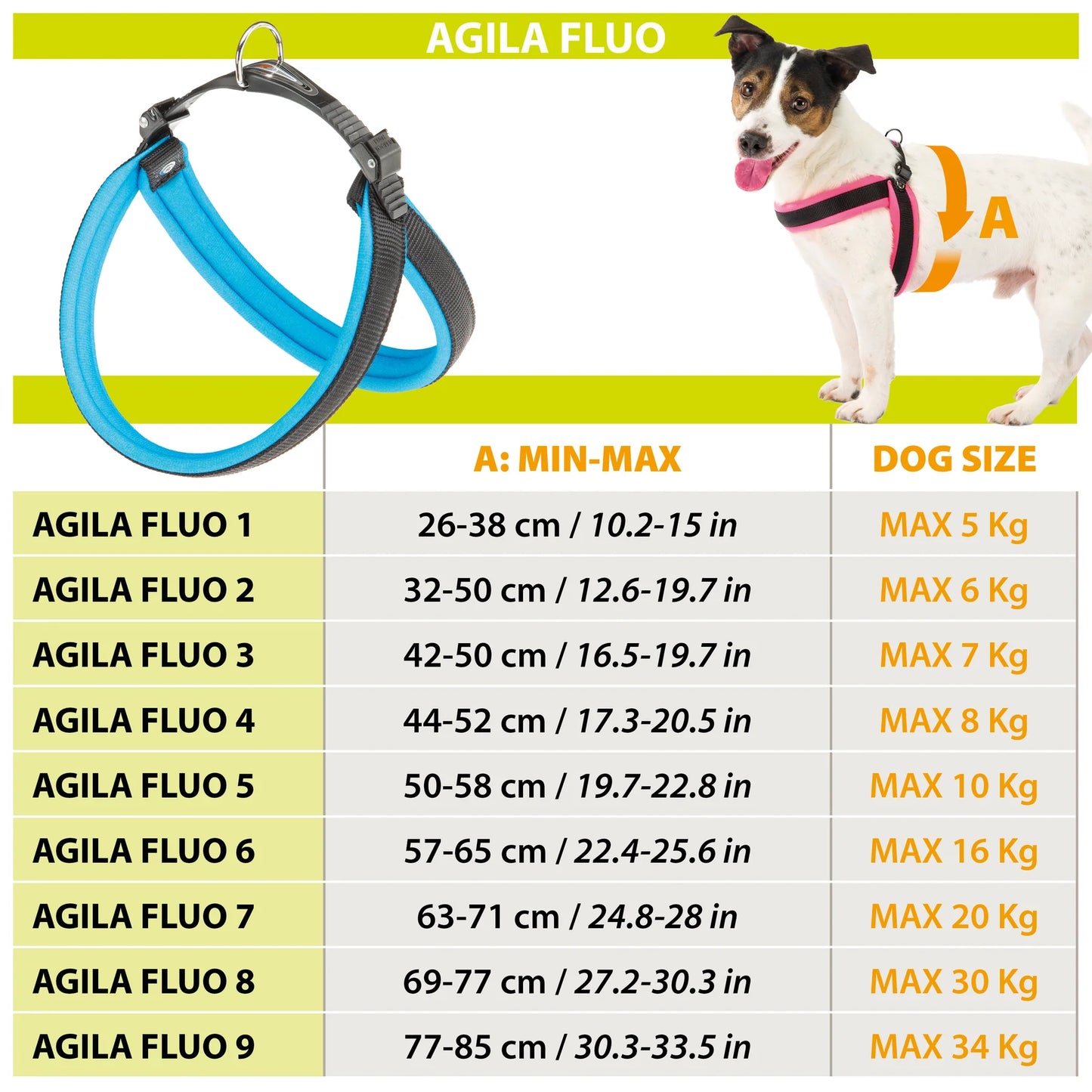 FERPLAST ARNES AGILA FLUO 4 NARANJA