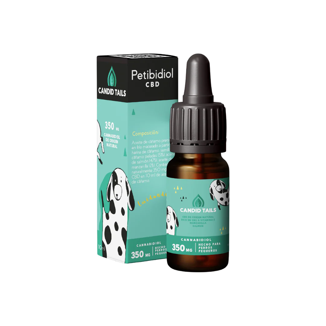 CANDID TAILS ACEITE CBD CON CÁÑAMO PARA PERRO PEQUEÑO <13kg 10ml