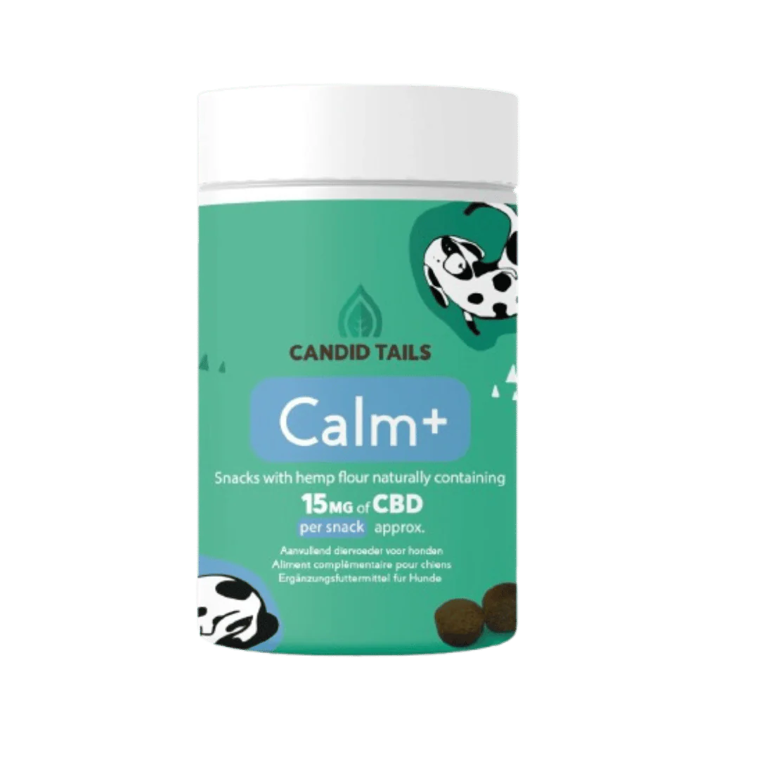 CANDID TAILS CALM SNACKS CON CBD Y CÁÑAMO PARA PERRO 150gr