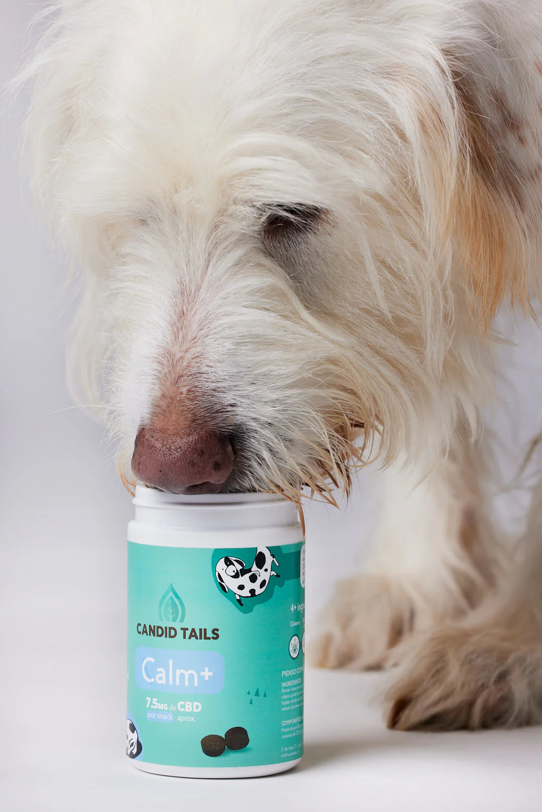 CANDID TAILS CALM SNACKS CON CBD Y CÁÑAMO PARA PERRO 150gr