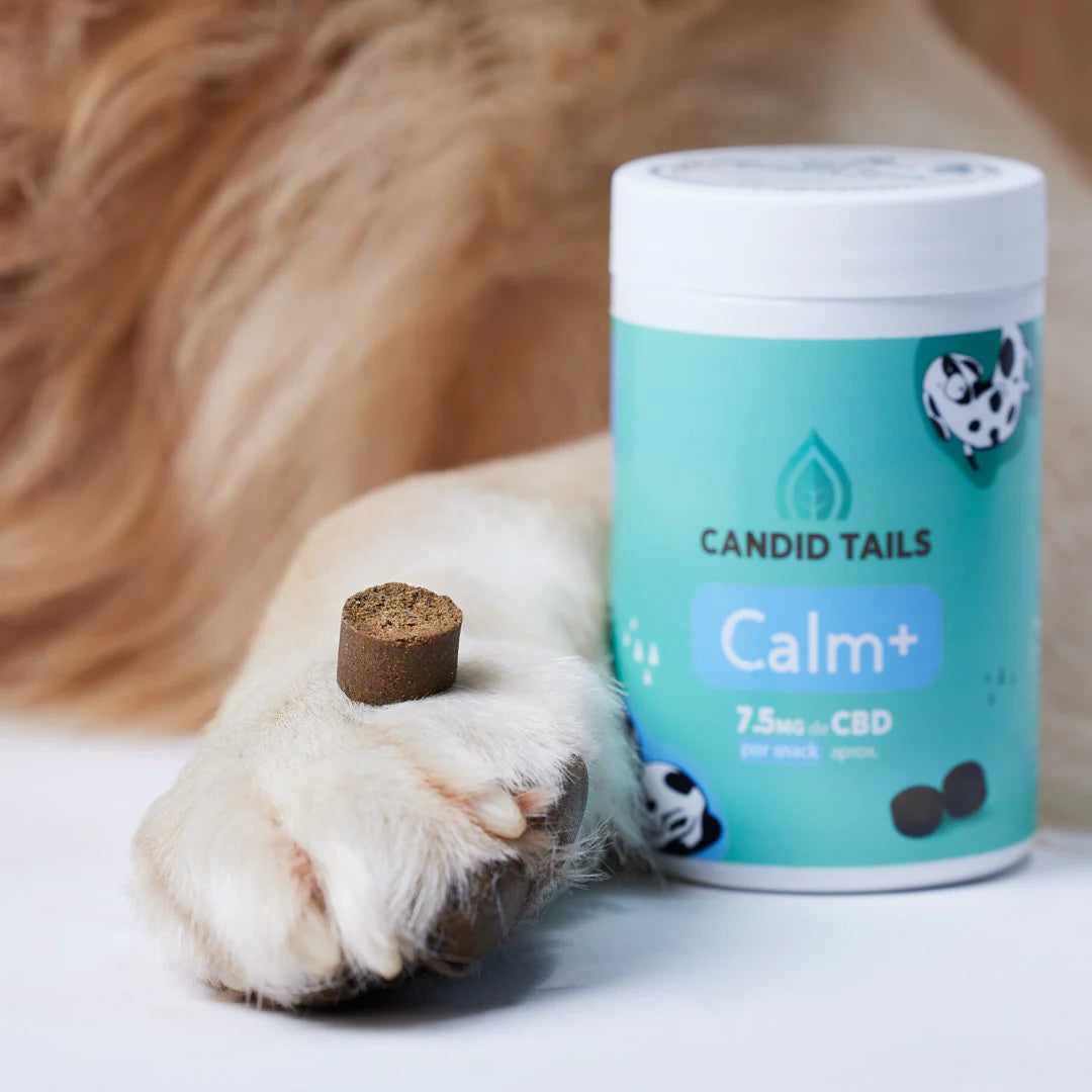 CANDID TAILS CALM SNACKS CON CBD Y CÁÑAMO PARA PERRO 150gr