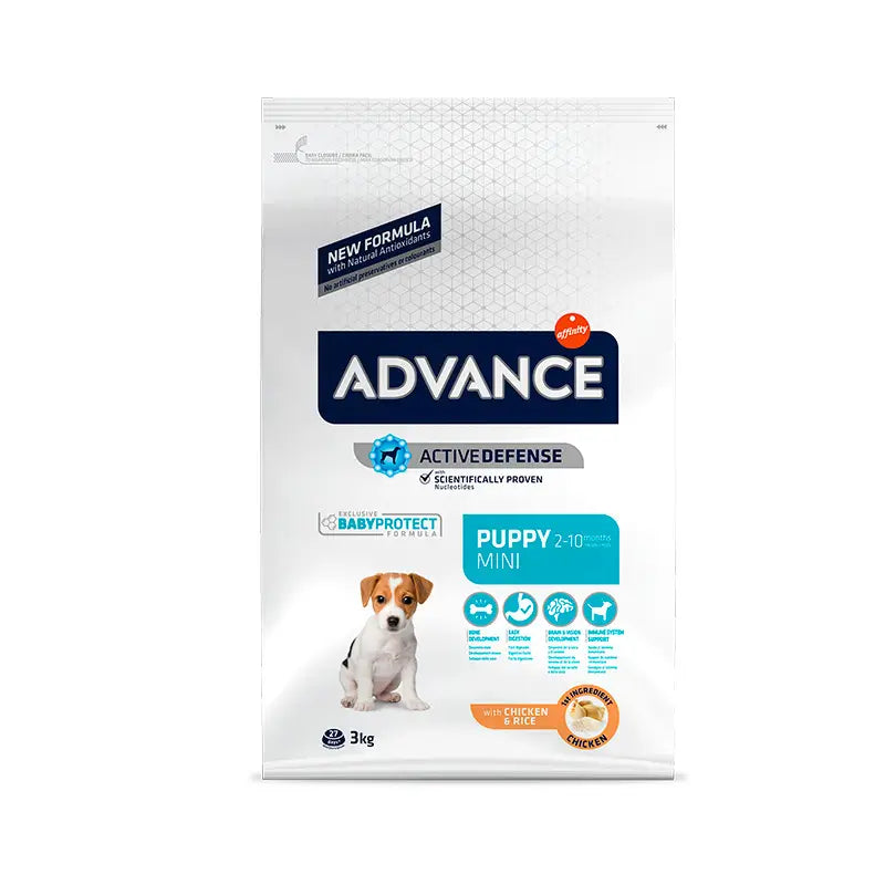 Advance Canine Puppy Mini Pollo Arroz 3Kg