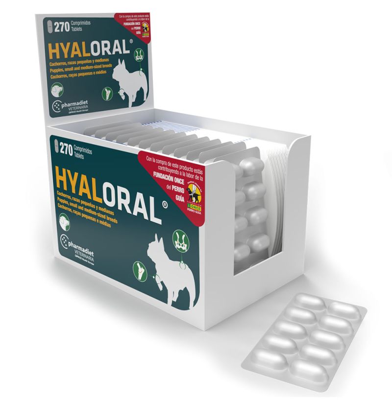 HYALORAL CLASIC PERRO RAZA PEQUEÑA MEDIANA 270CPD