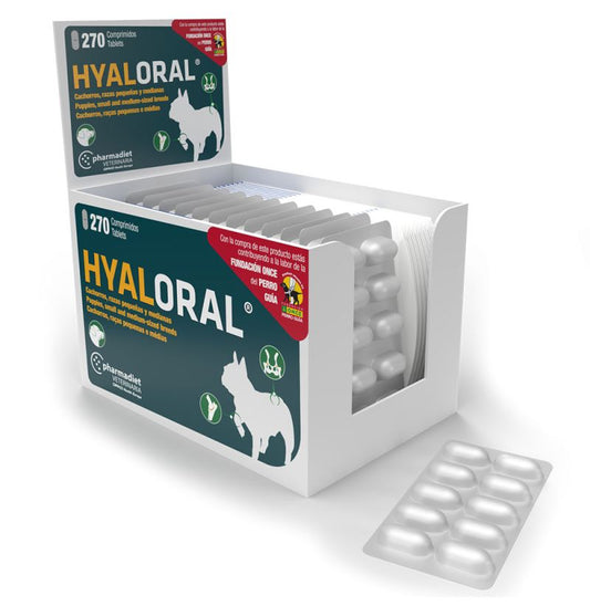 HYALORAL CLASIC PERRO RAZA PEQUEÑA MEDIANA 270CPD