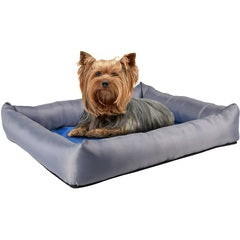 CAMA REFRESCANTE PARA PERRO FLAMINGO FRESK - AZUL GRIS