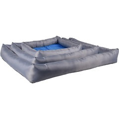CAMA REFRESCANTE PARA PERRO FLAMINGO FRESK - AZUL GRIS