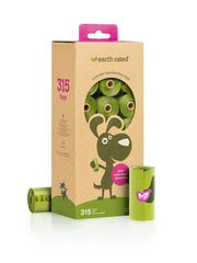 PAQUETE DE RECARGA PARA DISPENSADOR DE BOLSAS EARTH RATED PARA CORREA CON OLOR A LAVANDA - 315 BOLSAS