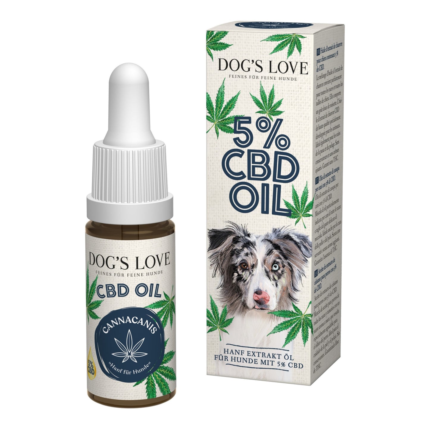 DOG'S LOVE CANNA CANIS ACEITE DE CBD PARA PERRO 10ml