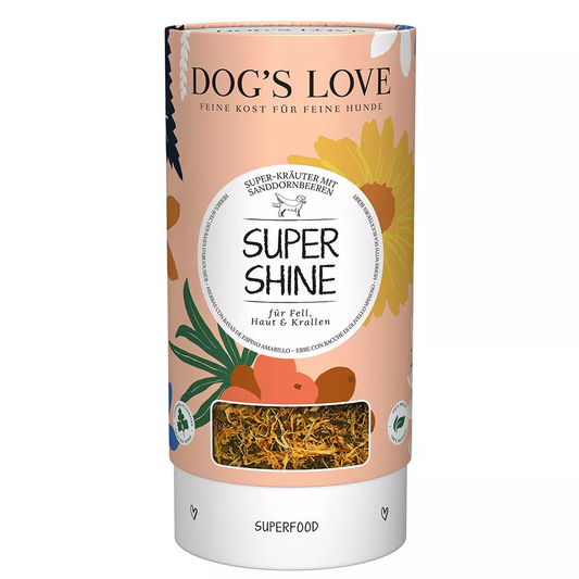 DOG'S LOVE SUPER SHINE PARA PARA EL PELAJE LA PIEL Y LAS GARRAS