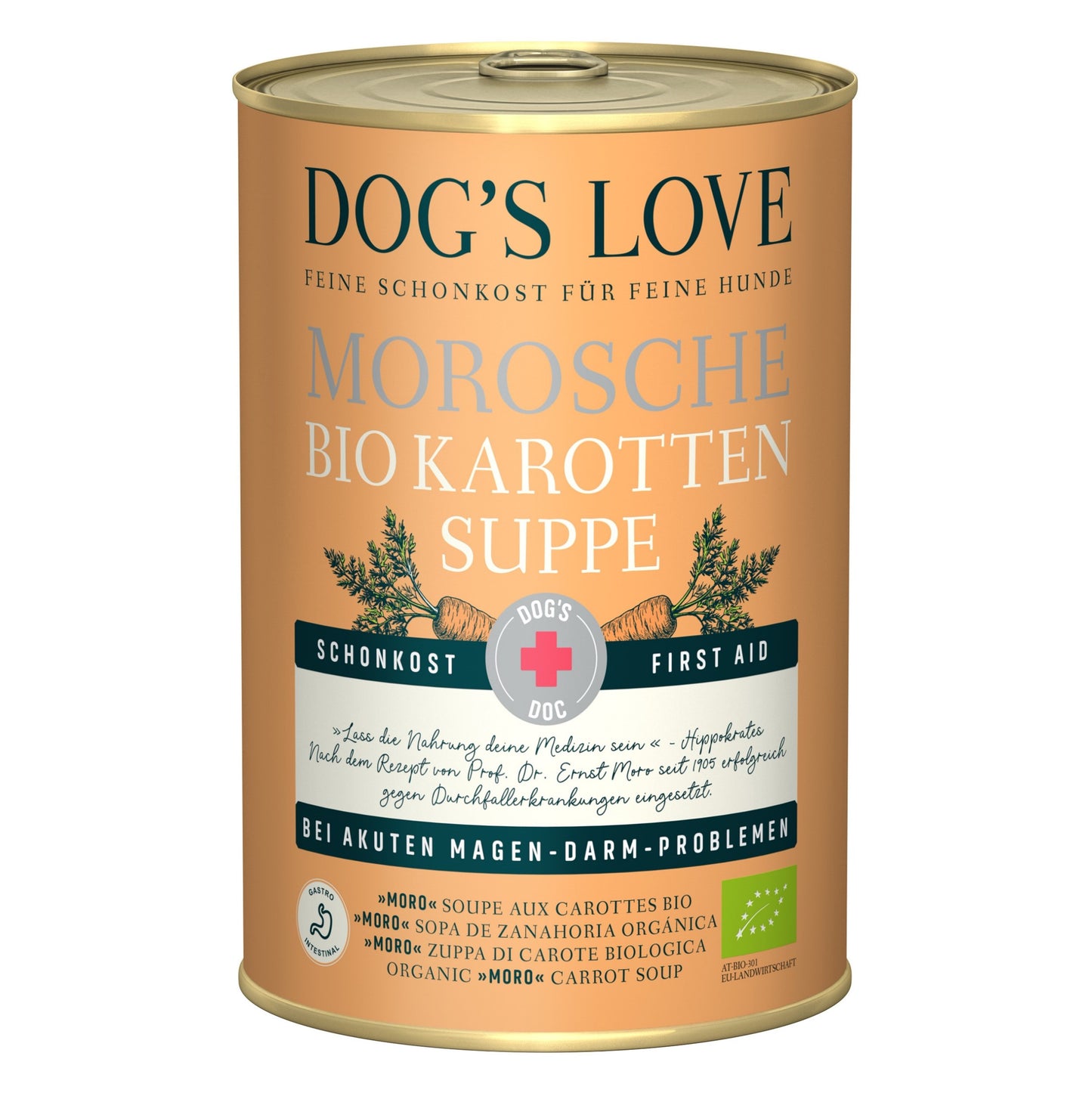 DOG'S LOVE CREMA DE ZANAHORIA - DIETA BLANDA BIO PARA PERRO 400 gris