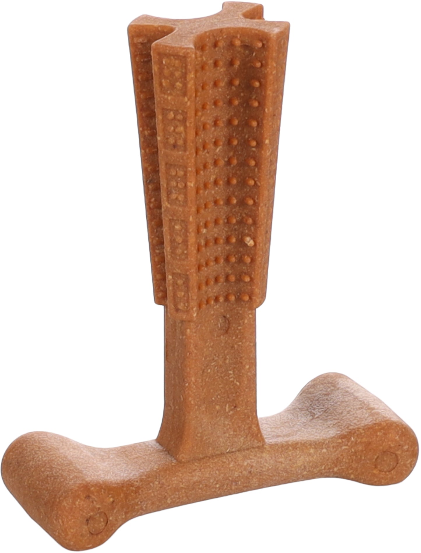 FLAMINGO JUGUETE PARA PERRO BAMBOO CON SABOR A TERNERA -NYLO-