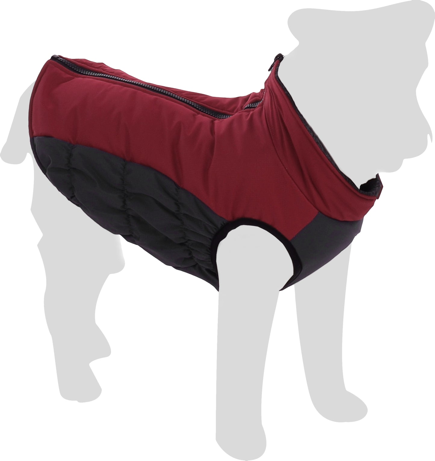 ABRIGO PARA PERRO FLAMINGO LIMA - BURDEOS
