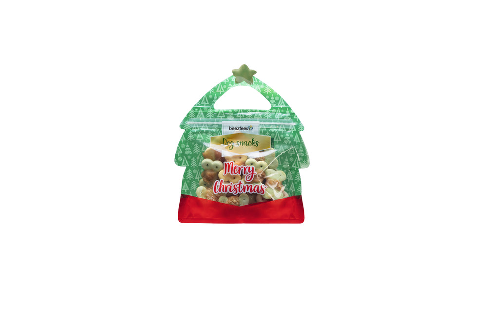 BEEZTEES SNACKS WRAPS NAVIDEÑOS PARA PERRO 160GR
