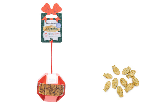 BEEZTEES GALLETA DE POLLO CON ATÚN NAVIDEÑAS PARA GATO