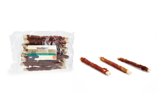 BEEZTEES PALITOS MASTICABLES CON PATO - 20 UNIDS