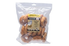 BEEZTEES ANILLOS MASTICABLES DE POLLO PARA PERRO MEGAPACK 7.5 15UDS