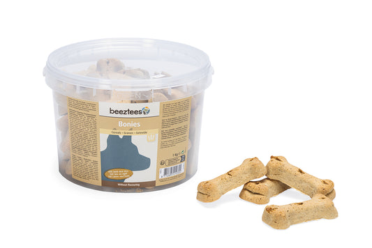 BEEZTEES GALLETAS PARA PERRO COOKIES HUESO CON CORDERO Y ARROZ 1KG