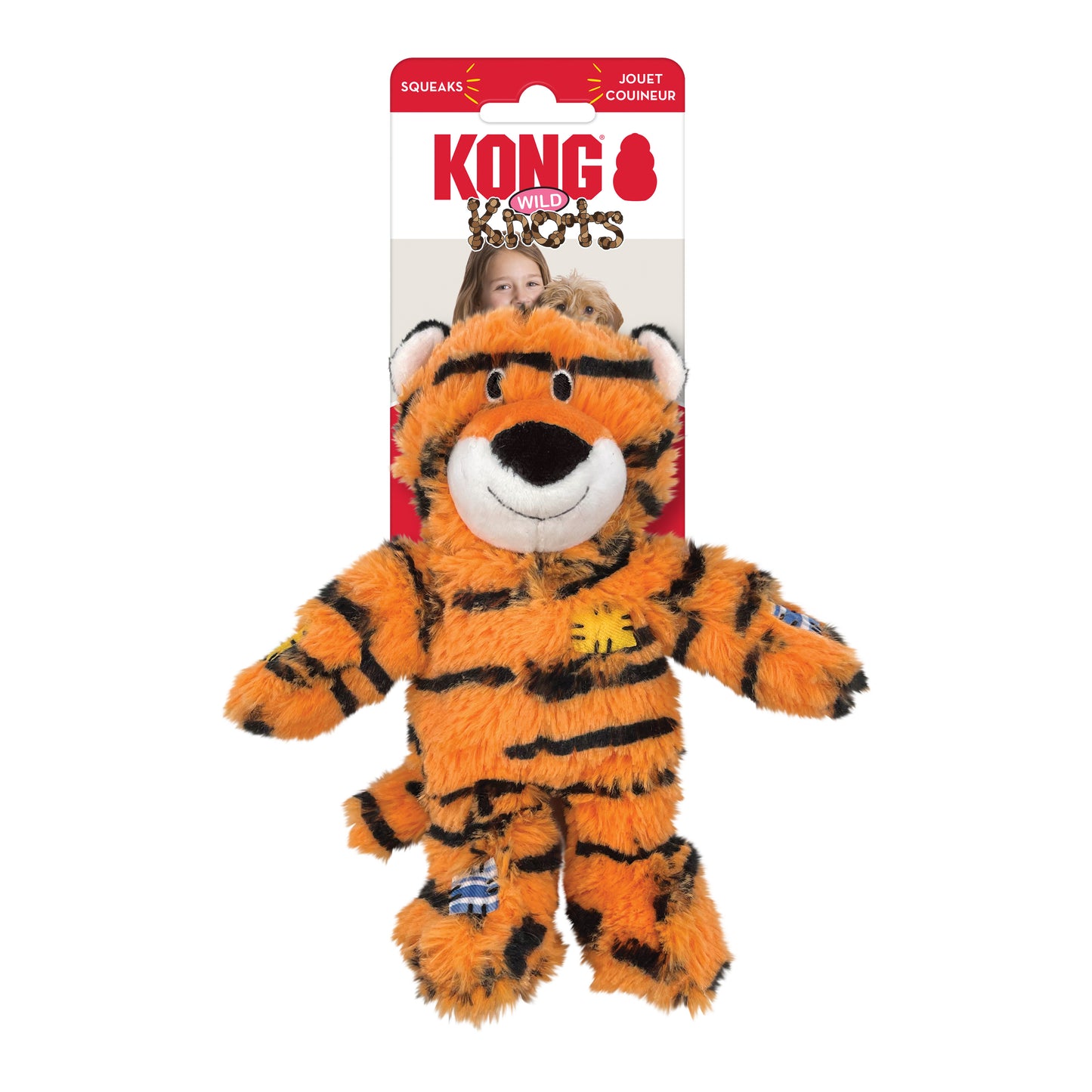 KONG WILD KNOTS TIGRE DE PELUCHE PARA PERRO
