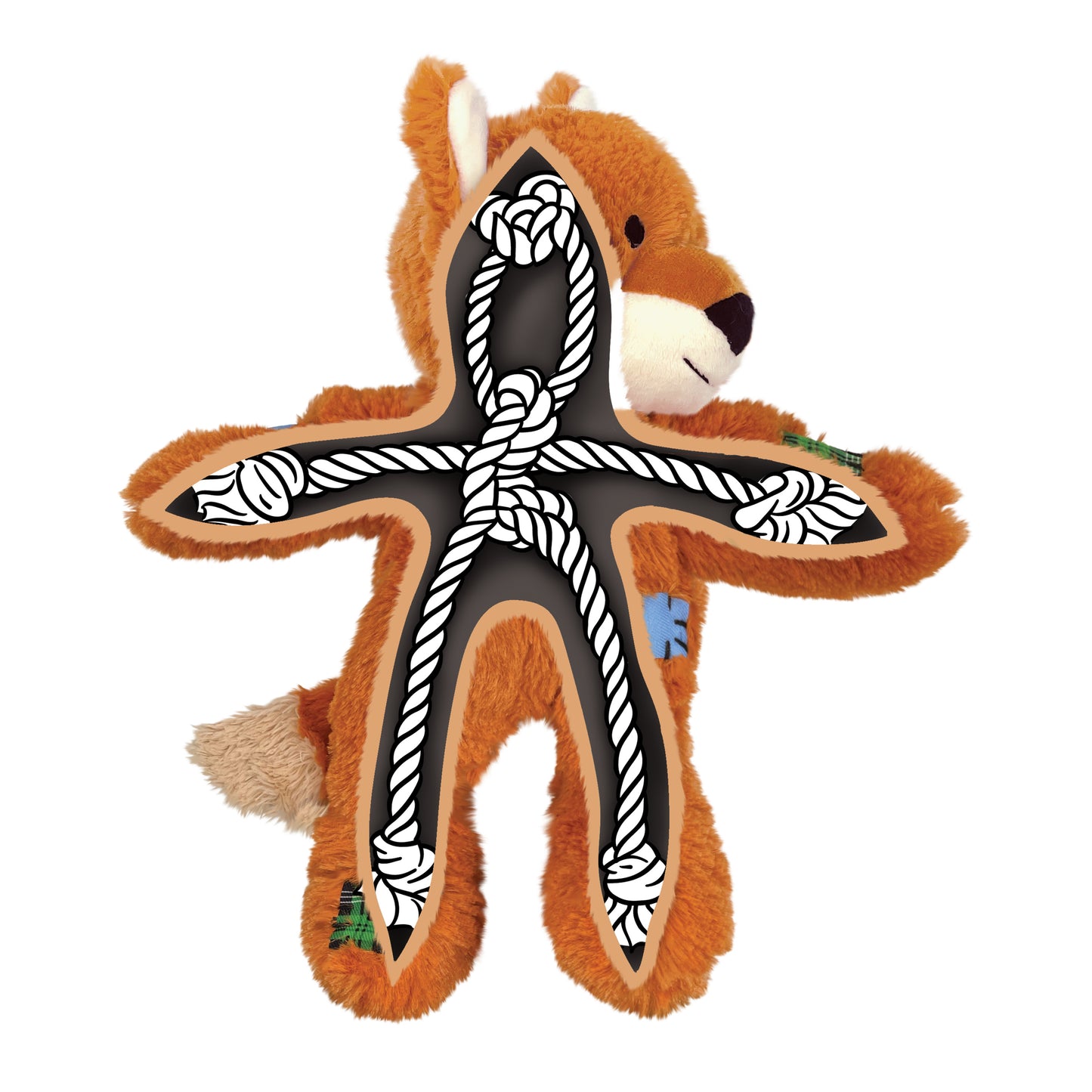 KONG WILD KNOTS ZORRO DE PELUCHE PARA PERRO