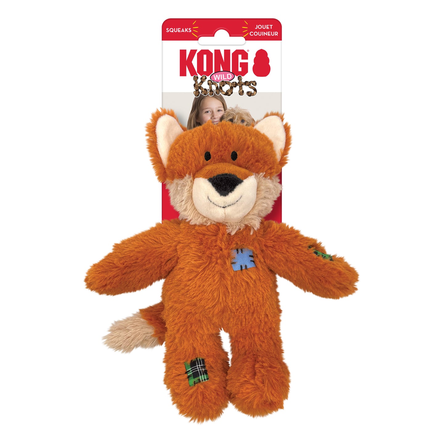 KONG WILD KNOTS ZORRO DE PELUCHE PARA PERRO