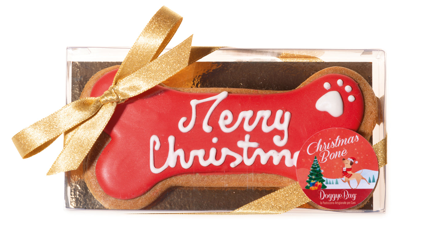 DOGGYEBAG CHRISTMAS BONE HUESO NAVIDEÑO PARA PERRO GLASEADO - 90GR -
