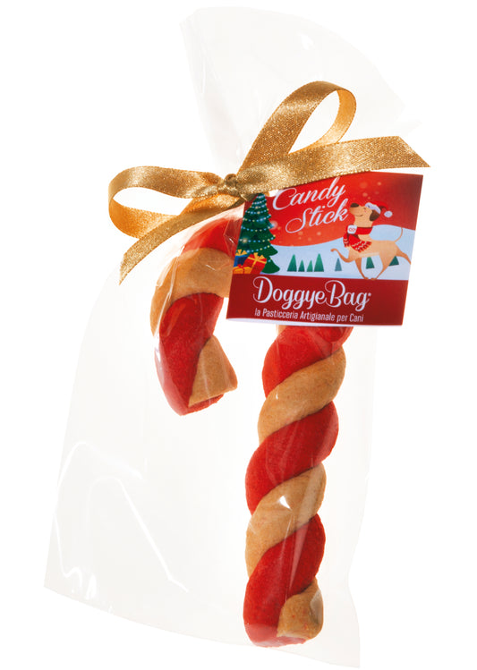 DOGGYEBAG CANDY STICK GALLETA NAVIDEÑA PARA PERRO BASTÓN DE CARAMELO - 25GR -