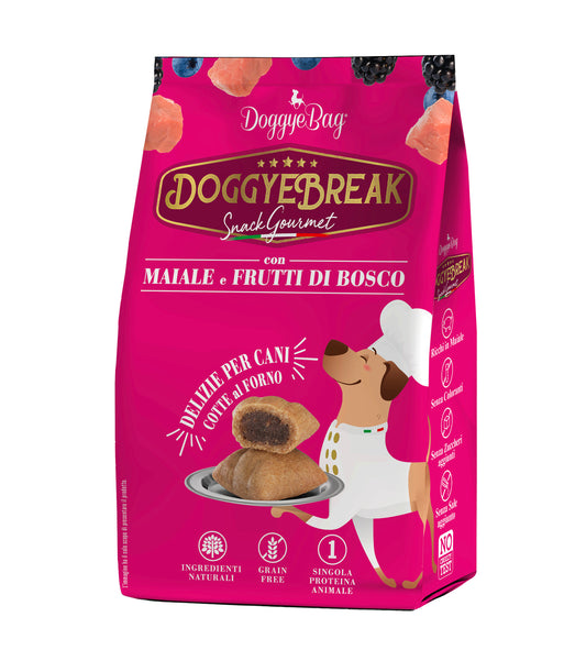 DOGGYEBAG DOGGYEBREAK CON CERDO Y FRUTOS ROJOS