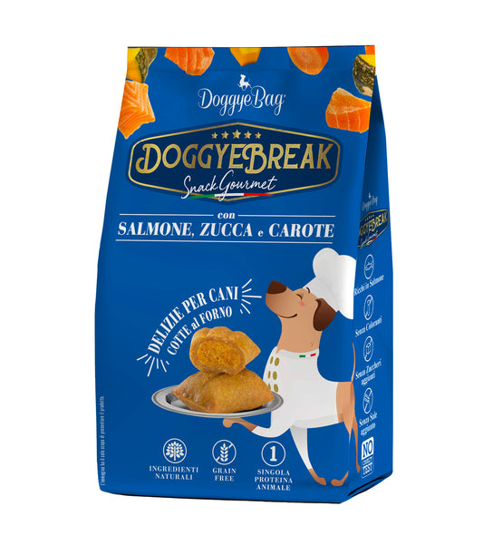 DOGGYEBAG DOGGYEBREAK CON SALMÓN, CALABAZA Y ZANAHORÍA