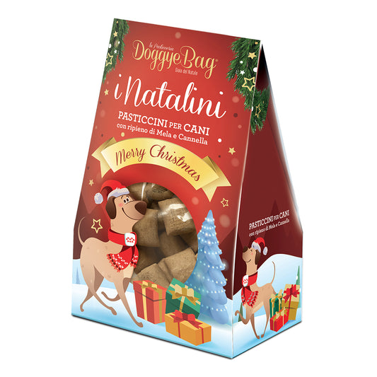 DOGGYEBAG NATALINI PASTELITOS DE MANZANA Y CANELA PARA PERRO - 180GR -