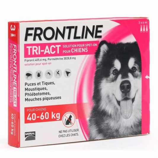 Frontline Tri-act Solucion Spot-on Para Perros 40-60 kg