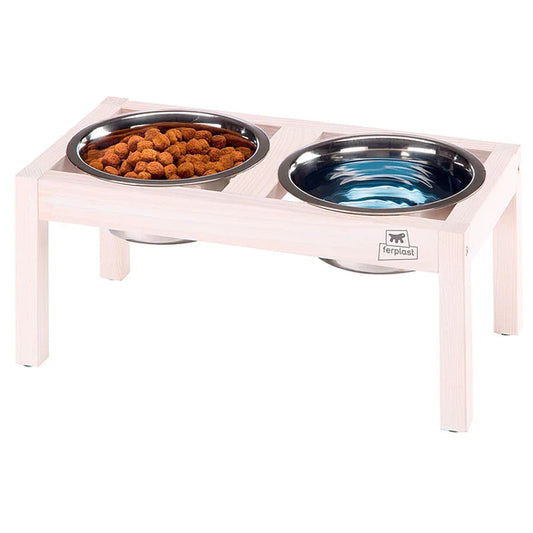 FERPLAST SOPORTE DE MADERA PARA COMEDEROS 3,6L 48X25,4X25CM