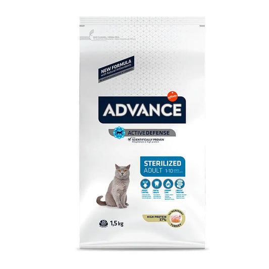 ADVANCE FELINE ADULT STERILIZED PAVO 1,5KG PV