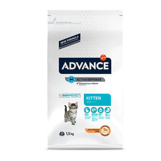 ADVANCE FELINE KITTEN POLLO ARROZ 1,5KG