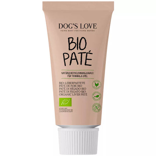 DOG'S LOVE PATÉ DE HÍGADO DE POLLO BIO PARA PERRO