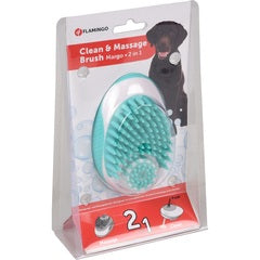 CEPILLO DE LIMPIEZA Y MASAJE 2 EN 1 FLAMINGO - MARGO