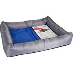 FLAMINGO FRESK COOLING DOG BED - BLUE GREY