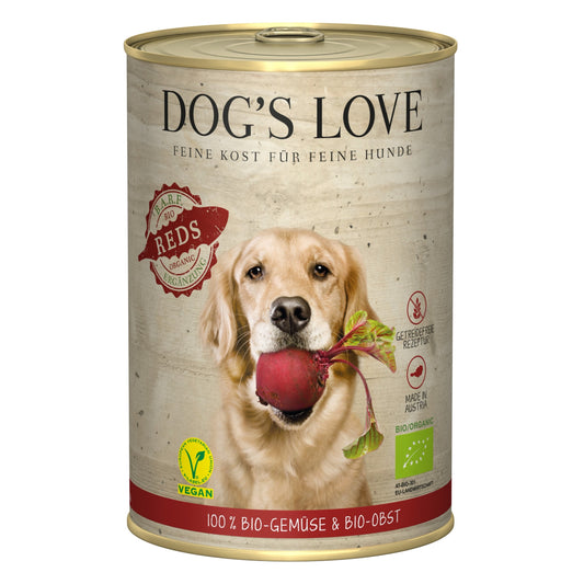 DOG'S LOVE ALIMENTO HÚMEDO PARA PERRO ADULTO - BIO REDS VEGAN