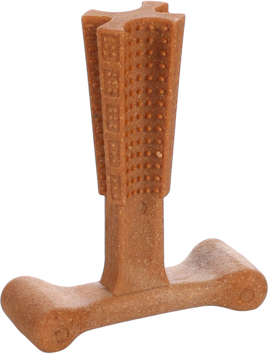 FLAMINGO JUGUETE PARA PERRO BAMBOO CON SABOR A TERNERA -NYLO-