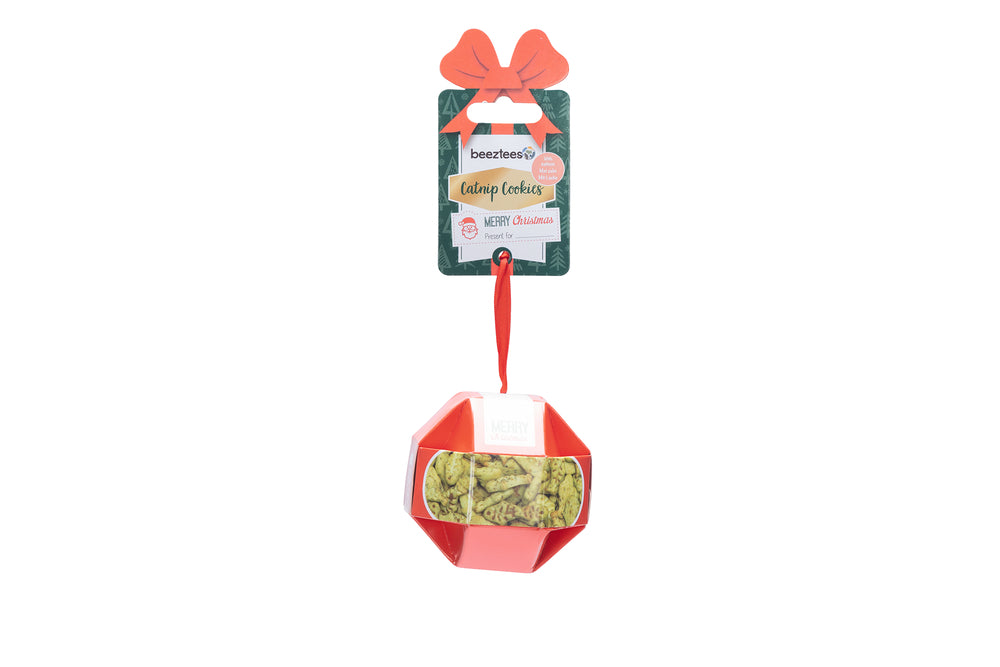 BEEZTEES GALLETAS DE SALMÓN NAVIDEÑAS PARA GATOS