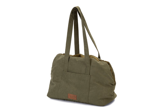 CARRYING BAG DESIGNED BY LOTTE BUNDU - GREEN
