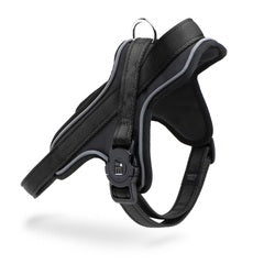 MYFAMILY MEMOPET DOG HARNESS - BLACK
