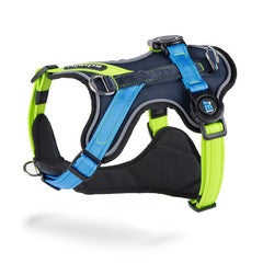 MYFAMILY MEMOPET HARNESS - GREEN AND BLUE
