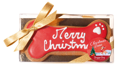 DOGGYEBAG CHRISTMAS BONE HUESO NAVIDEÑO PARA PERRO GLASEADO - 90GR -