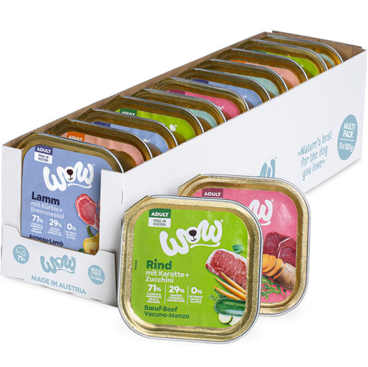 WOW ALIMENTO HÚMEDO PARA PERRO ADULTO - SURTIDO VARIADO